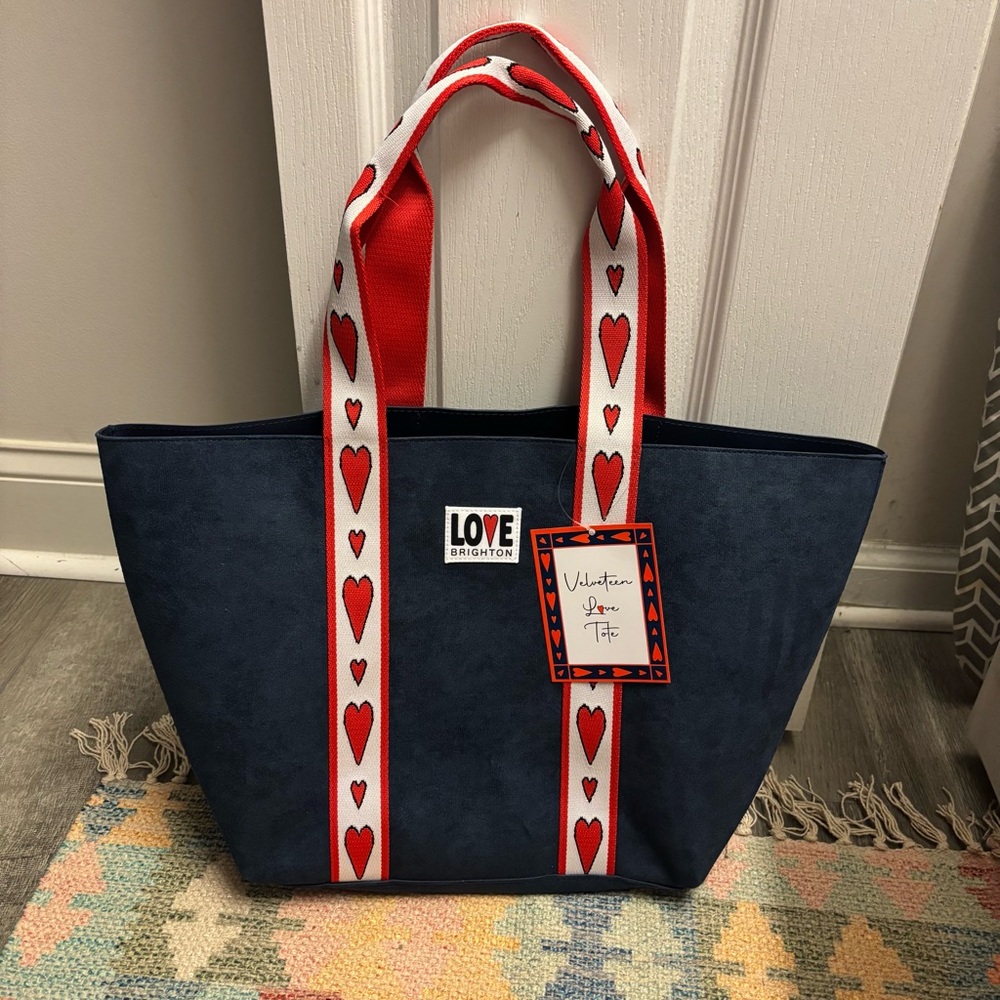 ❤️Brighton❤️ Velveteen Love Tote